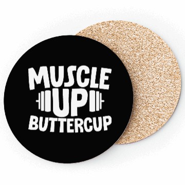 Discover Muscle Up Buttercup 2 Coasters
