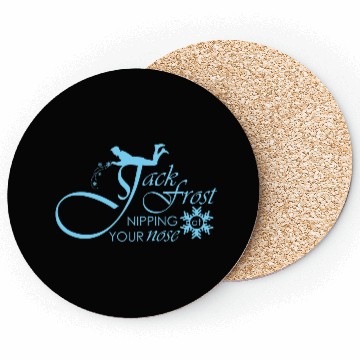 Discover Jack Frost Typography Design Coasters