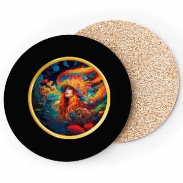 Discover Lady Wizard Coasters