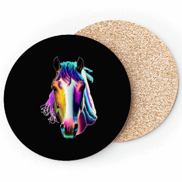 Discover Neon Horse Coasters