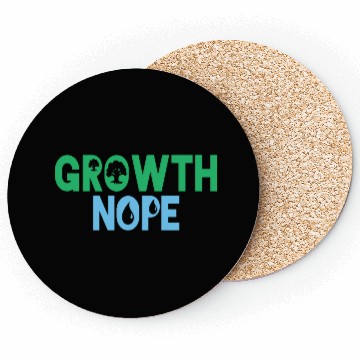 Discover Green Blue Nope Growth Coasters