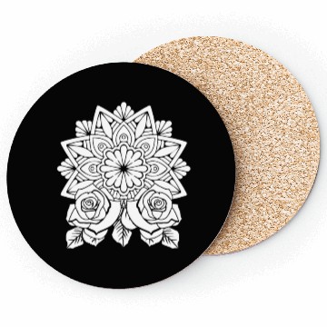Discover Rose Gardening Mandala Coasters