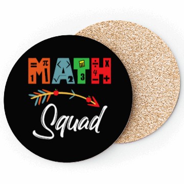 Discover Math Squad Math Teacher Appreciation Coasters