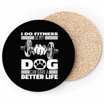 Discover Fitness Workout Gym Dog Coasters