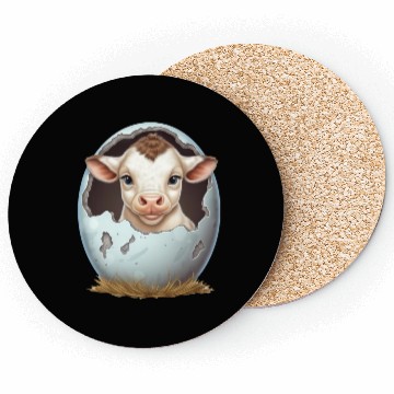 Discover Sweet Lamb Hatching: The Beginning of New Life Coasters