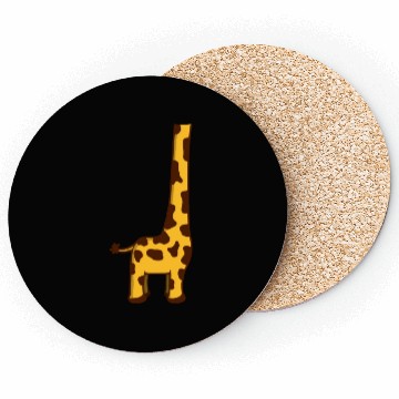 Discover Funny Giraffe Without Head Cool Halloween Costume Coasters