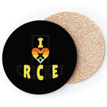 Discover I Love Cricket Coasters