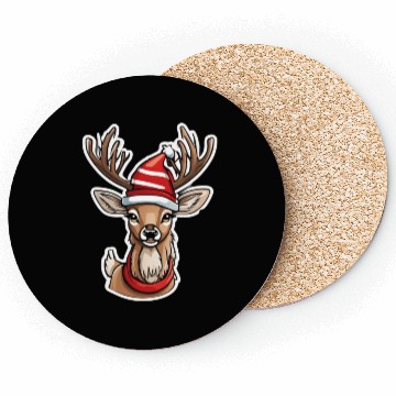 Discover Reindeer cute Reindeer Christmas Reindeer Coasters