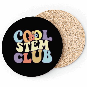 Discover Cool STEM Club I Love Math Proud Stem Teacher Coasters