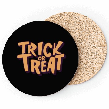 Discover Trick or Treat Halloween Coasters