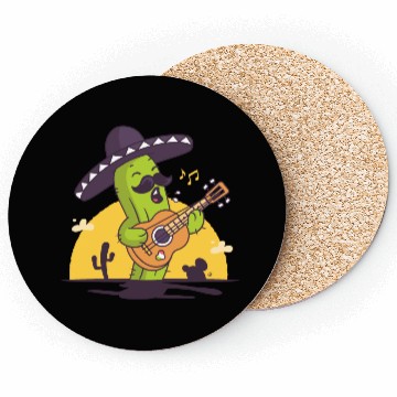Discover Mexican Mariachi Cactus Coasters