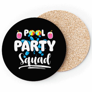 Discover Pool Swimming Relaxation Cool Coasters