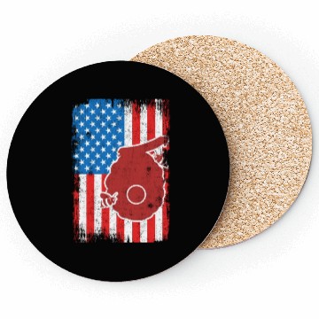 Discover Patriotic US Beekeeper Coasters