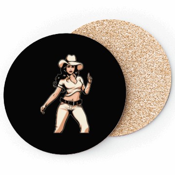 Discover Line Dance Line Dancing Cowgirl Coasters