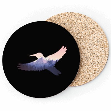 Discover Hummingbird Bird Mountains Fly Nature Paradise Coasters