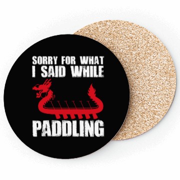 Discover Funny Dragon Boat Racing Paddle Coasters