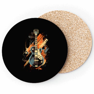 Discover Guitar Music Vibes Coasters