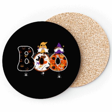 Discover Boo Gnome Crew costume Funny Halloween Coasters