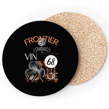 Discover Vintage frontier whiskey Coasters