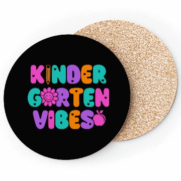 Discover Kindergarten Vibes Kindergarten Teacher Back To Coasters