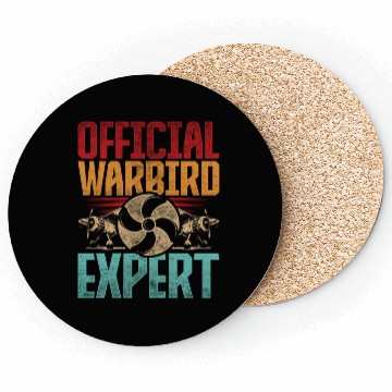Discover RC Plane Pilot Official Warbird Expert Coasters