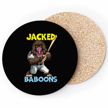 Discover Baboon Monkey Lover Wildlife Animal Zookeeper Coasters