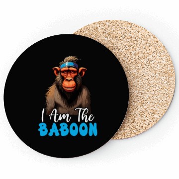 Discover Baboon Monkey Lover Wildlife Animal Zookeeper Coasters
