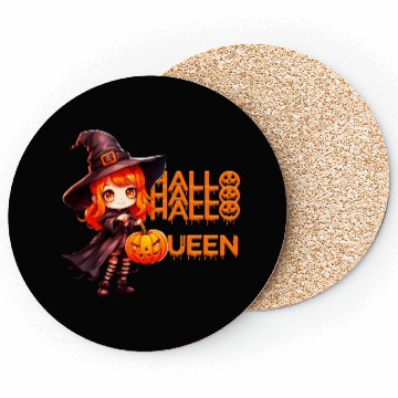 Discover Hallo Queen Redhead Witch Coasters