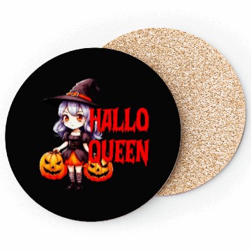 Discover Hallo Queen Red Witch Coasters