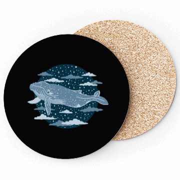 Discover Humpback Whale Animal Art Coasters