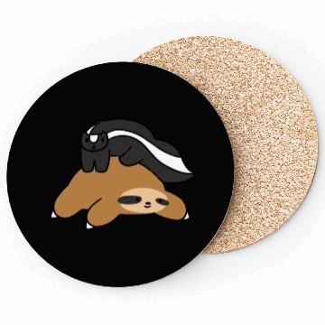 Discover Sloth and Skunk Coasters