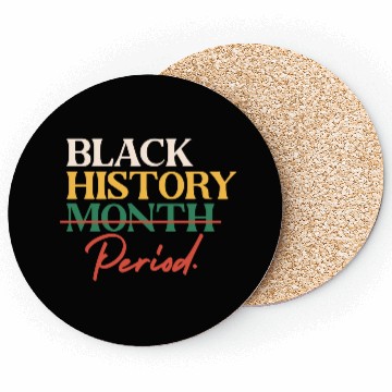 Discover Black History Month Period Coasters