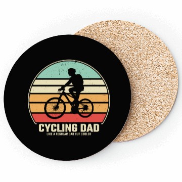 Discover Cycling Dad Coasters