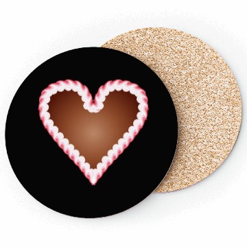 Discover Gingerbread heart folk festival with icing Coasters