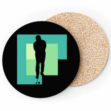 Discover golf golf ball golfer golf club Coasters