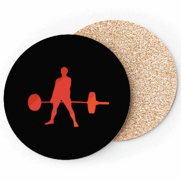 Discover Weightlifting Gym Deadlift Muscle Giant Coasters