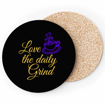 Discover Coffee Lover Design For Daily Grind Coasters