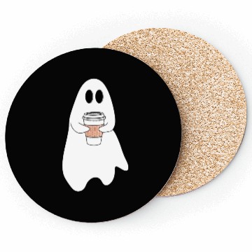 Discover Ghost with latte Coasters