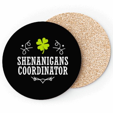 Discover Shenanigans Coordinator St Patrick's Day Coasters