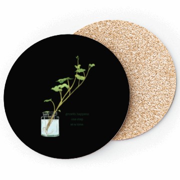 Discover Growth Happens One Step At A Time Coasters