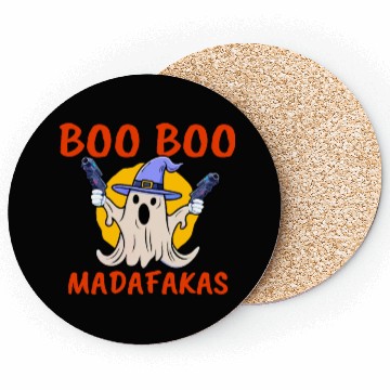 Discover Boo Boo Madafakas , Funny Halloween Ghost Coasters