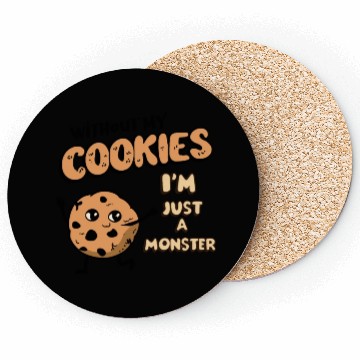 Discover Cookie Lover Funny Baking Pun Coasters