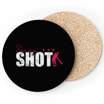 Discover Sweep Shot Cricket Coasters