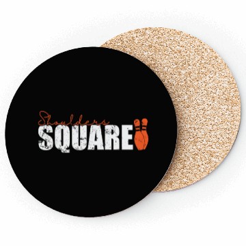 Discover Shoulders Square Bowling Coasters