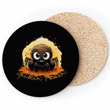 Discover Halloween cute scary spider. Spider Power Coasters