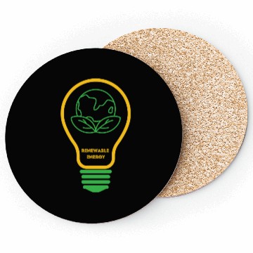 Discover Renewable Energy Go Green Coasters