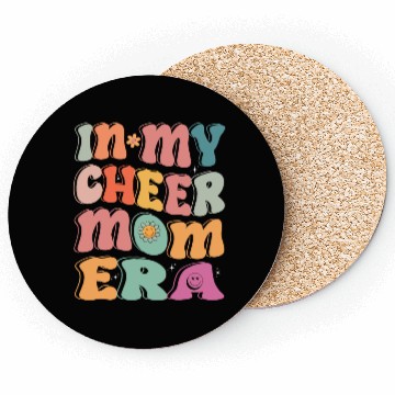 Discover In My Cheer Mom Era Tie Dye Cheerleading Sport Mom Coasters