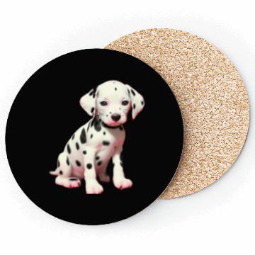 Discover Dalmatian puppy Coasters