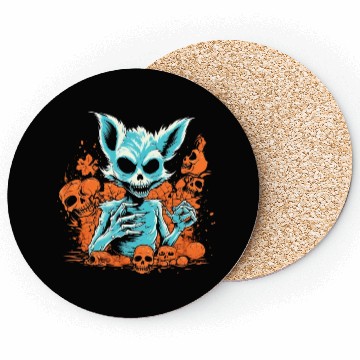 Discover Halloween Fuchs Skeleton Coasters