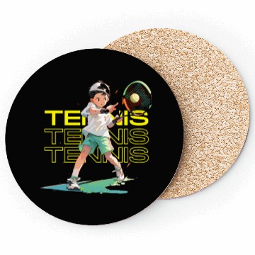 Discover Tennis boy - Tennis player Coasters